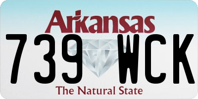 AR license plate 739WCK