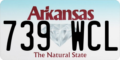 AR license plate 739WCL