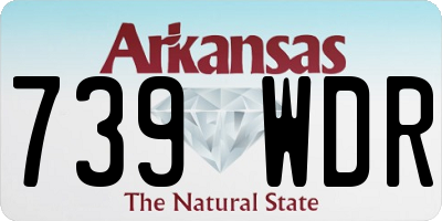 AR license plate 739WDR