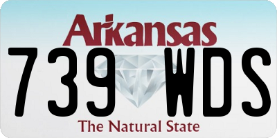 AR license plate 739WDS