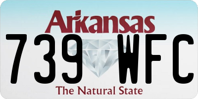 AR license plate 739WFC