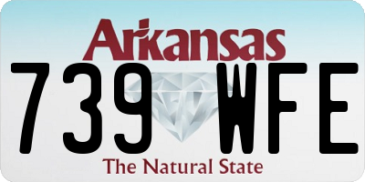 AR license plate 739WFE