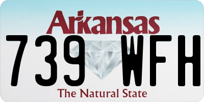 AR license plate 739WFH