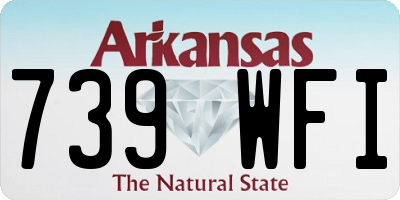 AR license plate 739WFI