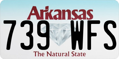 AR license plate 739WFS