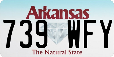 AR license plate 739WFY