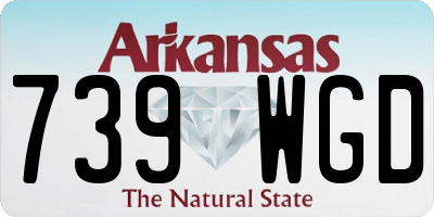 AR license plate 739WGD