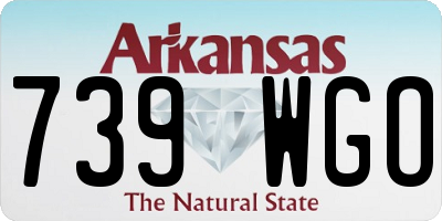 AR license plate 739WGO