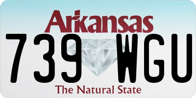 AR license plate 739WGU