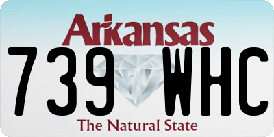 AR license plate 739WHC