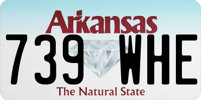 AR license plate 739WHE