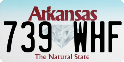 AR license plate 739WHF