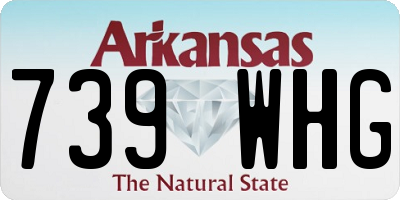 AR license plate 739WHG