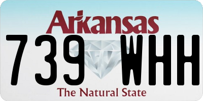 AR license plate 739WHH