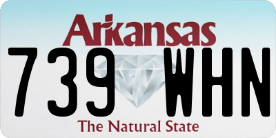 AR license plate 739WHN