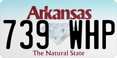 AR license plate 739WHP