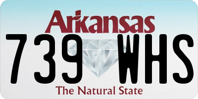 AR license plate 739WHS