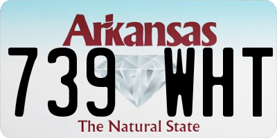 AR license plate 739WHT