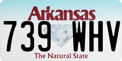 AR license plate 739WHV