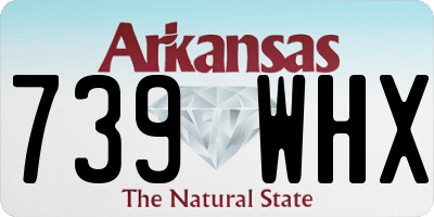 AR license plate 739WHX