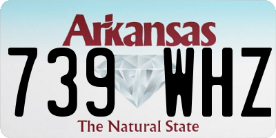 AR license plate 739WHZ