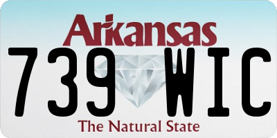 AR license plate 739WIC