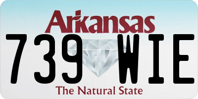 AR license plate 739WIE