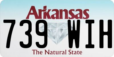 AR license plate 739WIH