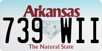 AR license plate 739WII