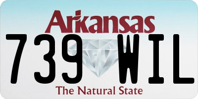 AR license plate 739WIL