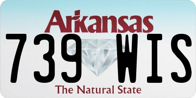 AR license plate 739WIS
