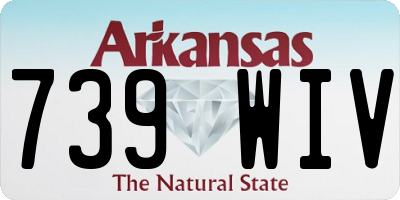 AR license plate 739WIV