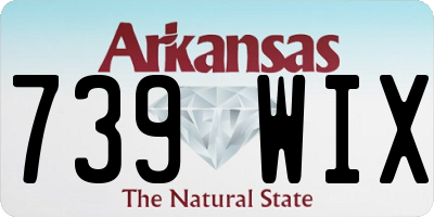 AR license plate 739WIX