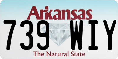 AR license plate 739WIY