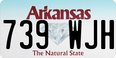 AR license plate 739WJH
