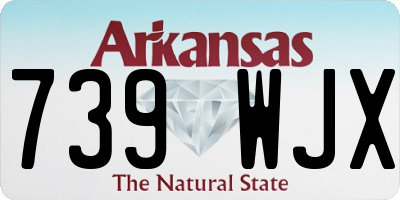 AR license plate 739WJX