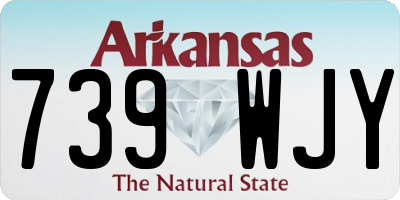 AR license plate 739WJY