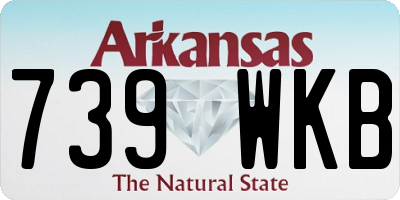 AR license plate 739WKB