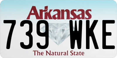AR license plate 739WKE