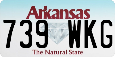 AR license plate 739WKG
