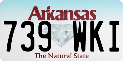 AR license plate 739WKI