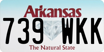 AR license plate 739WKK