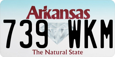 AR license plate 739WKM
