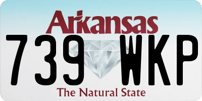 AR license plate 739WKP
