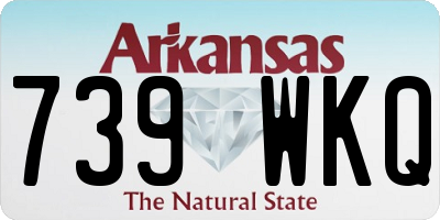 AR license plate 739WKQ