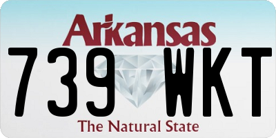 AR license plate 739WKT