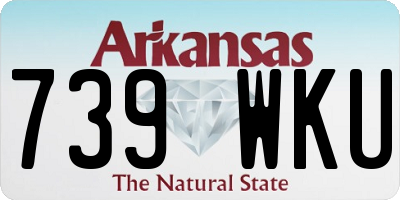 AR license plate 739WKU