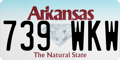 AR license plate 739WKW