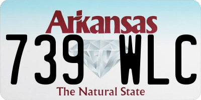 AR license plate 739WLC