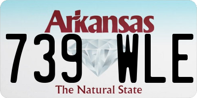 AR license plate 739WLE